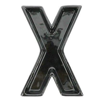 6" Black Letter X Ceramic Tabletop Tray by Ashland®