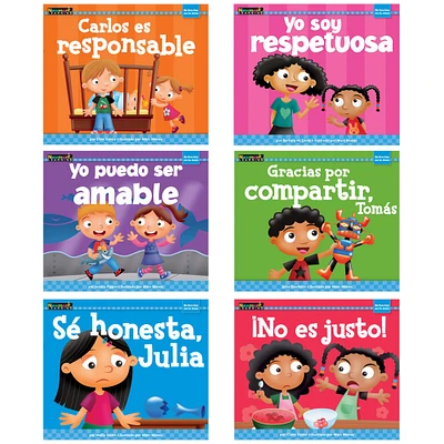 Newmark Learning MySELF Readers: I Get Along With Others, Spanish Small Book Set, 6ct.