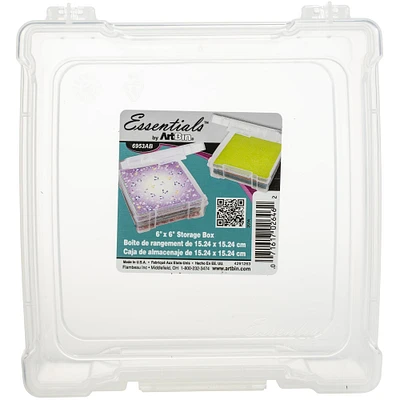 ArtBin® Essentials™ 6" x 6" Translucent Storage Box