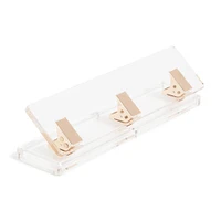 U Brands® Gold & Clear Acrylic 3-Hole Punch