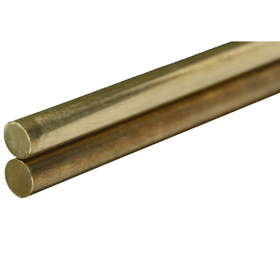 K&S Engineering® 0.114" x 12" Brass Metal Rods, 2ct.