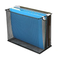 Mind Reader Metal Mesh File Organizer Storage Basket