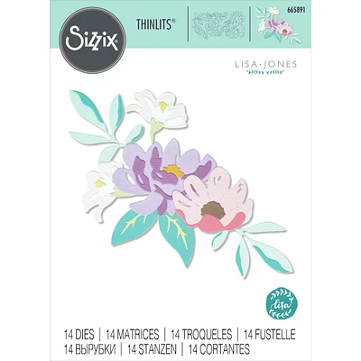 Sizzix® Thinlits® Layered Summer Flowers by Lisa Jones Die Set