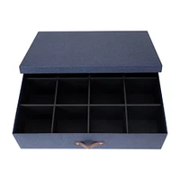 Bigso Jakob Blue 12-Divider Storage Box