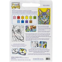 Dimensions® Pencilworks™ Colorful Cat Color By Number Kit