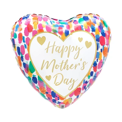 18" Happy Mother's Day Watercolor Foil Balloon