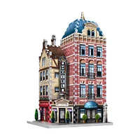 Urbania Collection - 4 3D Puzzles: Hotel, Cinema, Cafe, and Fire Station: 1165 Pcs