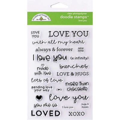 Doodlebug Design Inc.® Collection All Occasion Love You Stamps