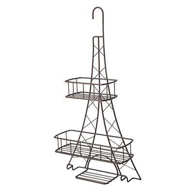 Elle Décor Ville Des Lumieres Collection Eiffel Tower Shower Caddy