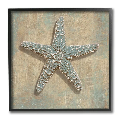 Stupell Industries Nautical Starfish Ocean Animal Muted Neutral, 12" x 12"