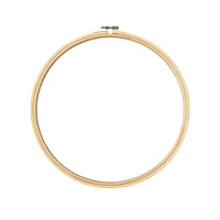 30 Pack: 10" Wooden Embroidery Hoop by Loops & Threads™