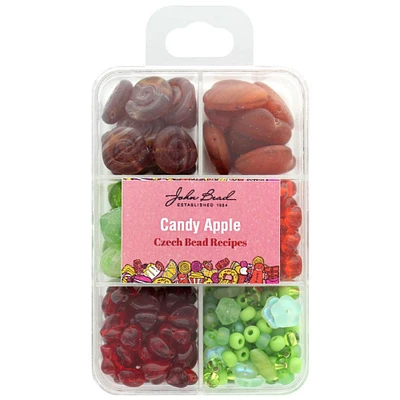 John Bead Czech Bead Recipes Candy Apple Bead Box