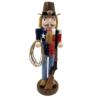 Santa's Workshop 14" Texas Cowboy Nutcracker