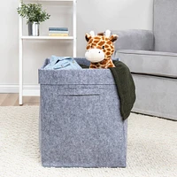 Sammy & Lou® Light Gray Felt Bin Hamper