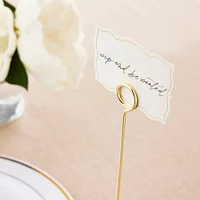 Style Me Pretty Gold Place Cards