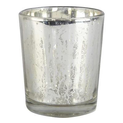 12 Pack: Silver Mercury Glass Votive Holder by Ashland®