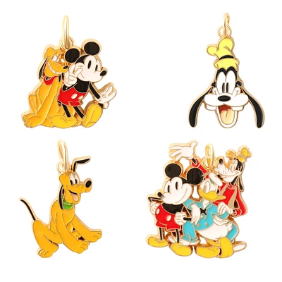 Disney® Goofy & Pluto Enamel Charm Set