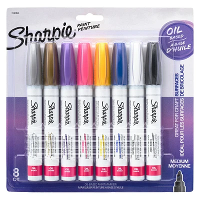 6 Packs: 8 ct. (48 total) Sharpie® Medium Point Oil-Based Paint Markers