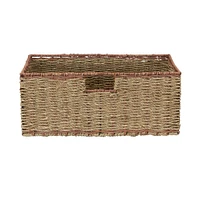 Household Essentials 5 Drawer Seagrass Wicker Storage Unit