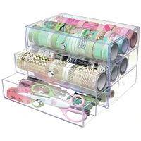 Deflecto® Clear Washi Tape Storage Cube