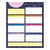 TF Publishing Bright Week Large Weekly Task Planner Desk Pad