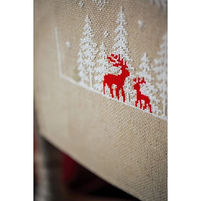 Vervaco Winter in Forest Counted Cross Stitch Table Runner Kit