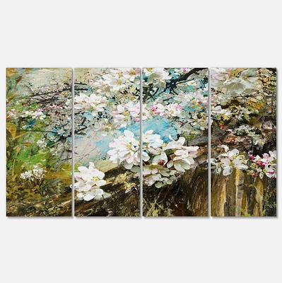 Designart - Apple Blossoms With White Flowers