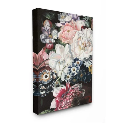 Stupell Industries Vintage Blooming Florals Assorted Baroque Bouquet Canvas Wall Art