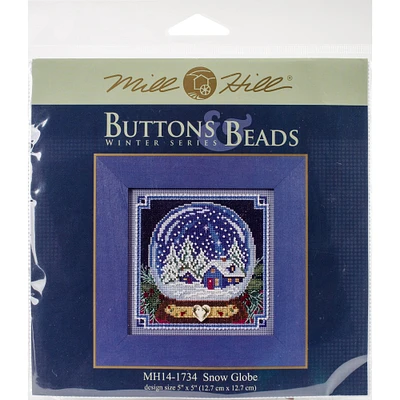Mill Hill® Buttons & Beads Snow Globe Counted Cross Stitch Kit