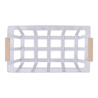 DII® White Metal Urban Modern Basket Set