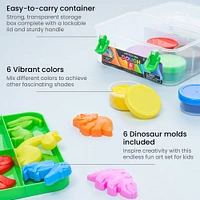 Arteza® Kids Dinosaurs Dough Kit, 12 pcs