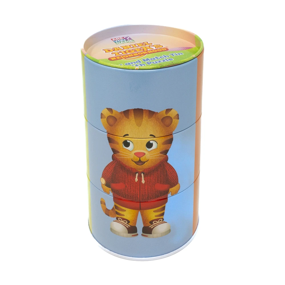 Daniel Tiger's Neighborhood Mix and Match Tin with Puzzle:24 Pcs