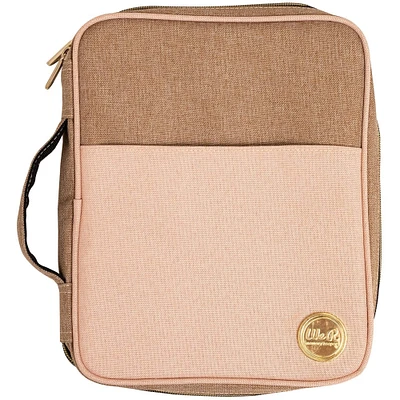 We R Memory Keepers® Taupe & Pink Crafter's Carry Pouch