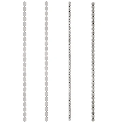 Silver Hematite Mix Beads by Bead Landing™