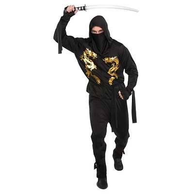 Adult Black Dragon Ninja Costume