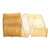 Reliant 2.5" x 10yd. Web Mesh Metallic Wired Ribbon