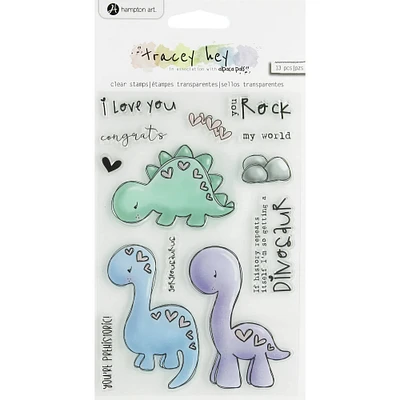 Hampton Art™ Tracey Hey You Rock Clear Stamp Set