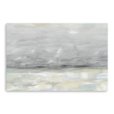 Gray Skyline Landscape Canvas Giclee