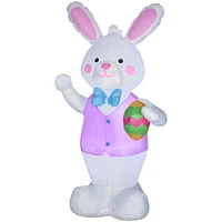 7ft. Airblown® Inflatable Easter Bunny with Decorative Egg