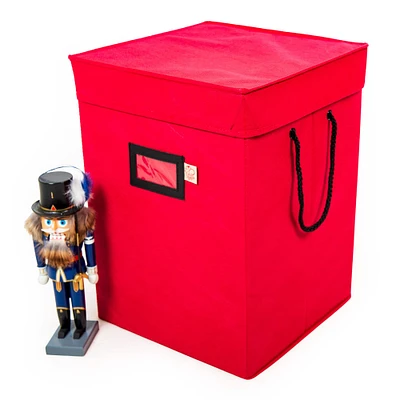 Santa's Bags 17" Red Nutcracker Collectibles Storage Box