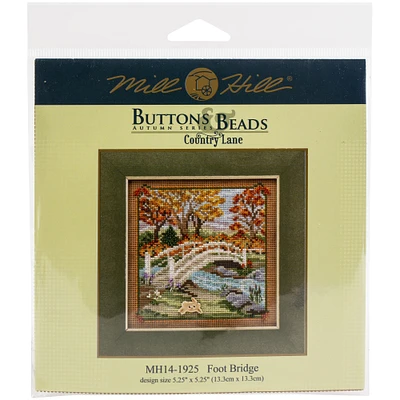 Mill Hill® Buttons & Beads Foot Bridge Counted Cross Stitch Kit