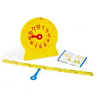 hand2mind® NumberLine Clock™ Magnetic Demonstration Clock