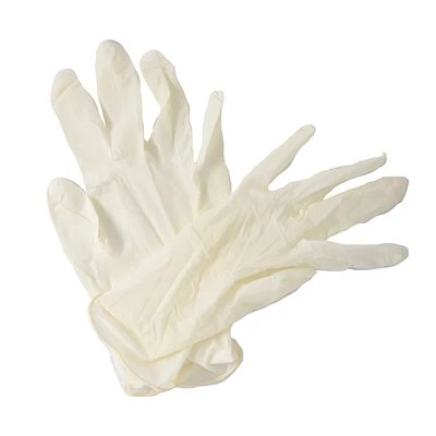 Grafix® White Edge Vinyl Gloves, 10ct.