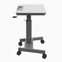 Luxor Student Sit Stand Desk with Crank Handle