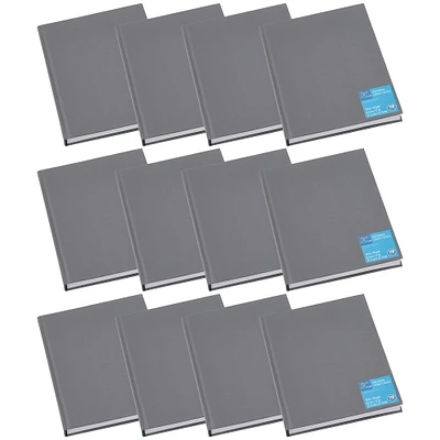 12 Pack: Gray Hardcover Sketchbook by Artist's Loft™, 8.5" x 11"