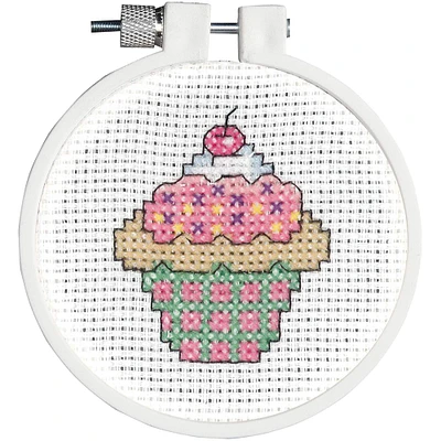 Janlynn® Kid Stitch Cupcake Counted Cross Stitch Kit