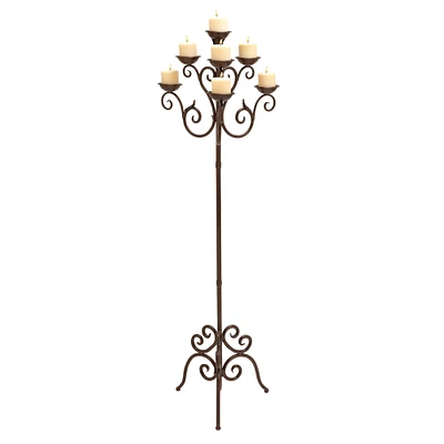 5ft. Brown Traditional Candle Holder Lantern