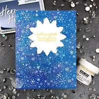 Hero Arts® Snowflake Swirl Bold Prints Cling Stamps
