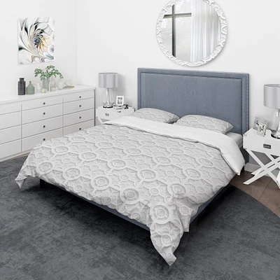 Designart 'Geometric Pattern' Scandinavian Bedding Set