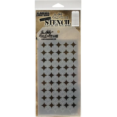 Stampers Anonymous Tim Holtz® Shifter Burst Layered Stencil, 4" x 8.5"